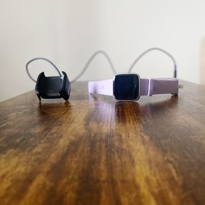 Fitbit Versa Lite Edition with Charger- Good Condition